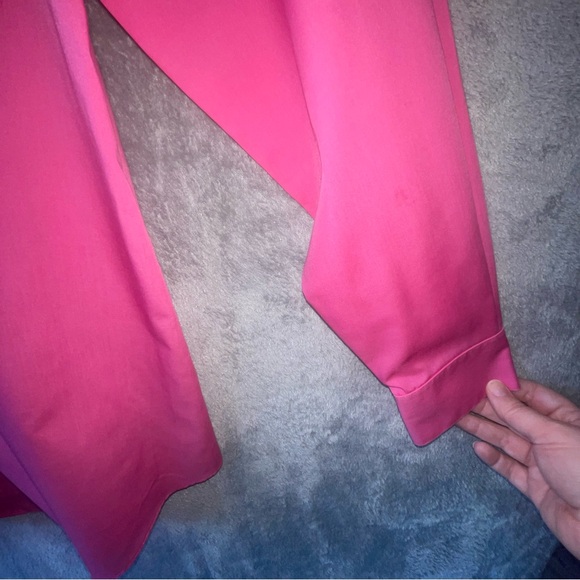 Foxcroft Pink Wrinkle Free Cotton Blend Button Down Top Size 6 - Picture 6 of 10